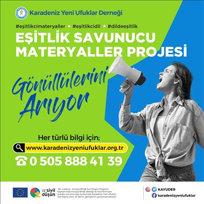 KAYUDER, Eşitlik Savunucusu Materyaller Projesi İçin Gönüllülerini Arıyor!
